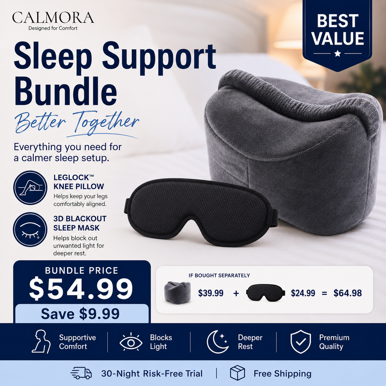 Calmora™ Sleep Support Bundle