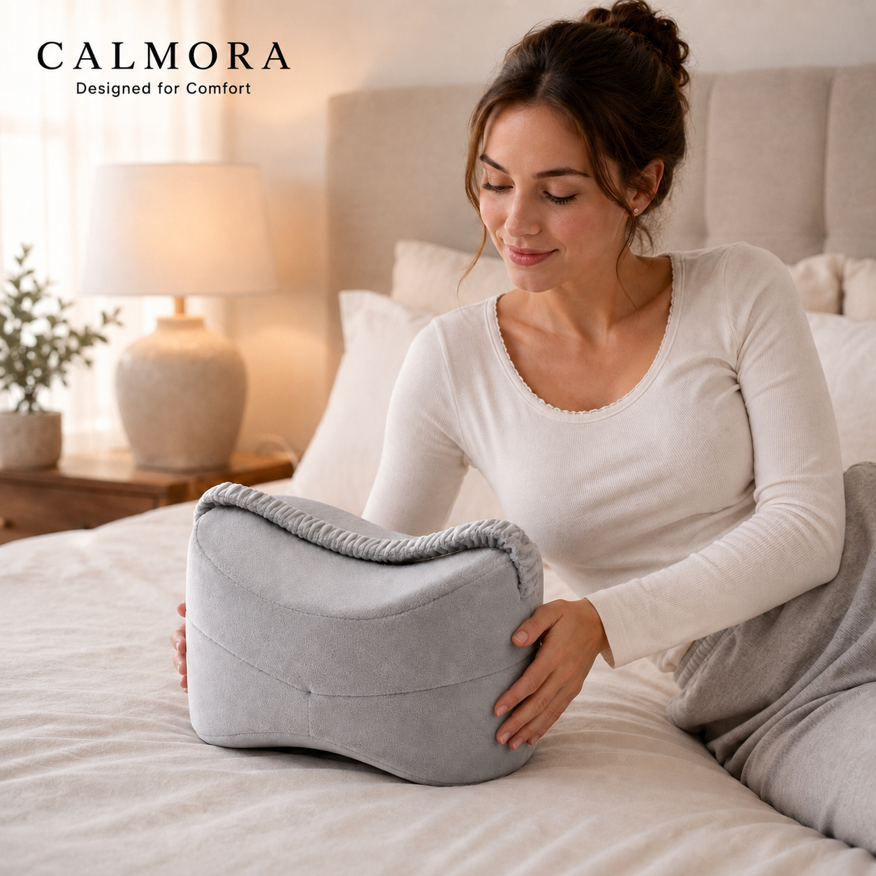 Calmora™ LegLock Knee Pillow