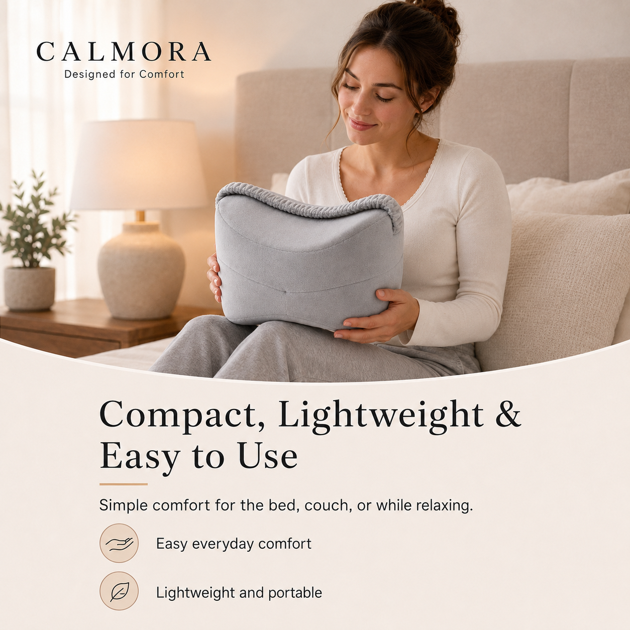 Calmora™ LegLock Knee Pillow