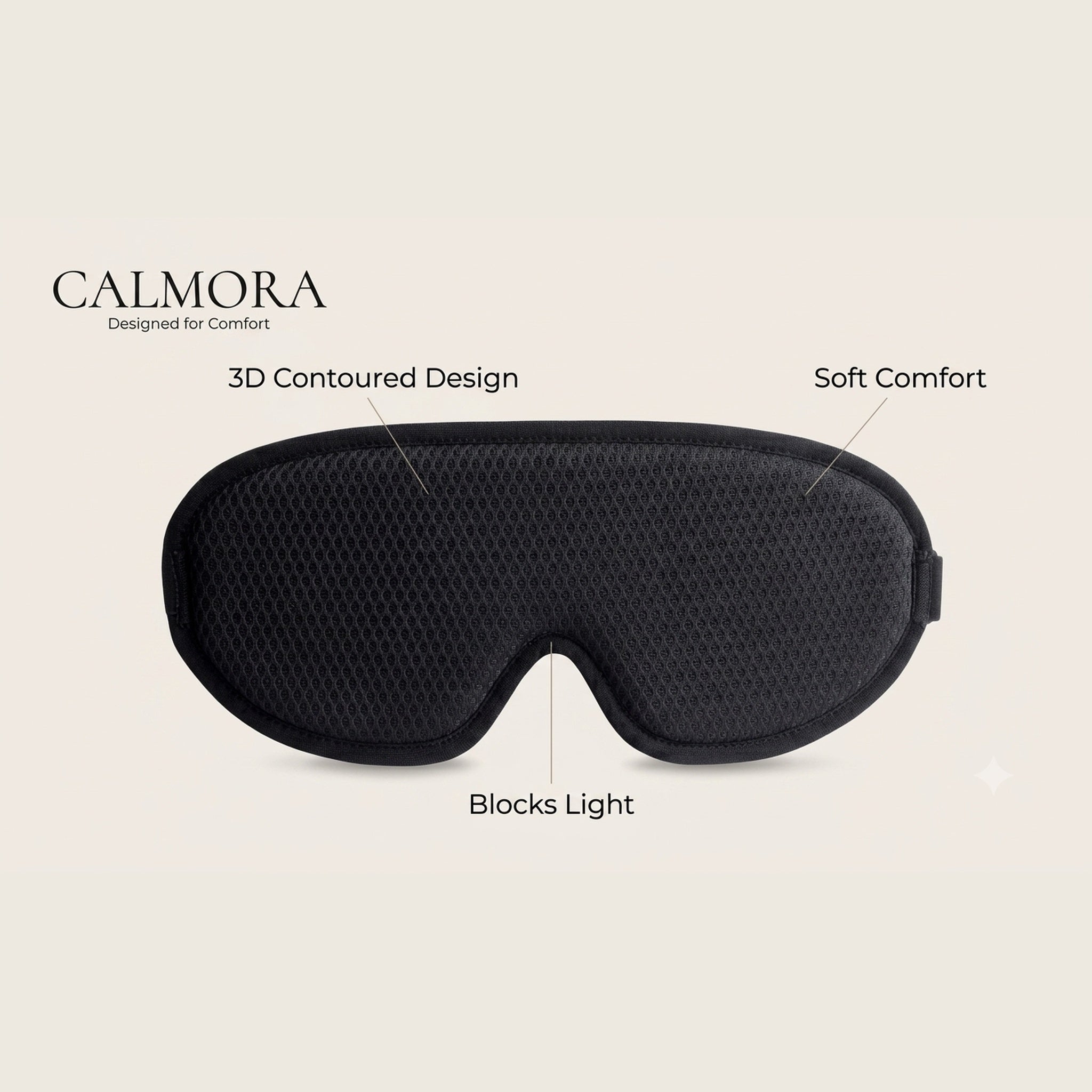 Calmora™ 3D Blackout Sleep Mask
